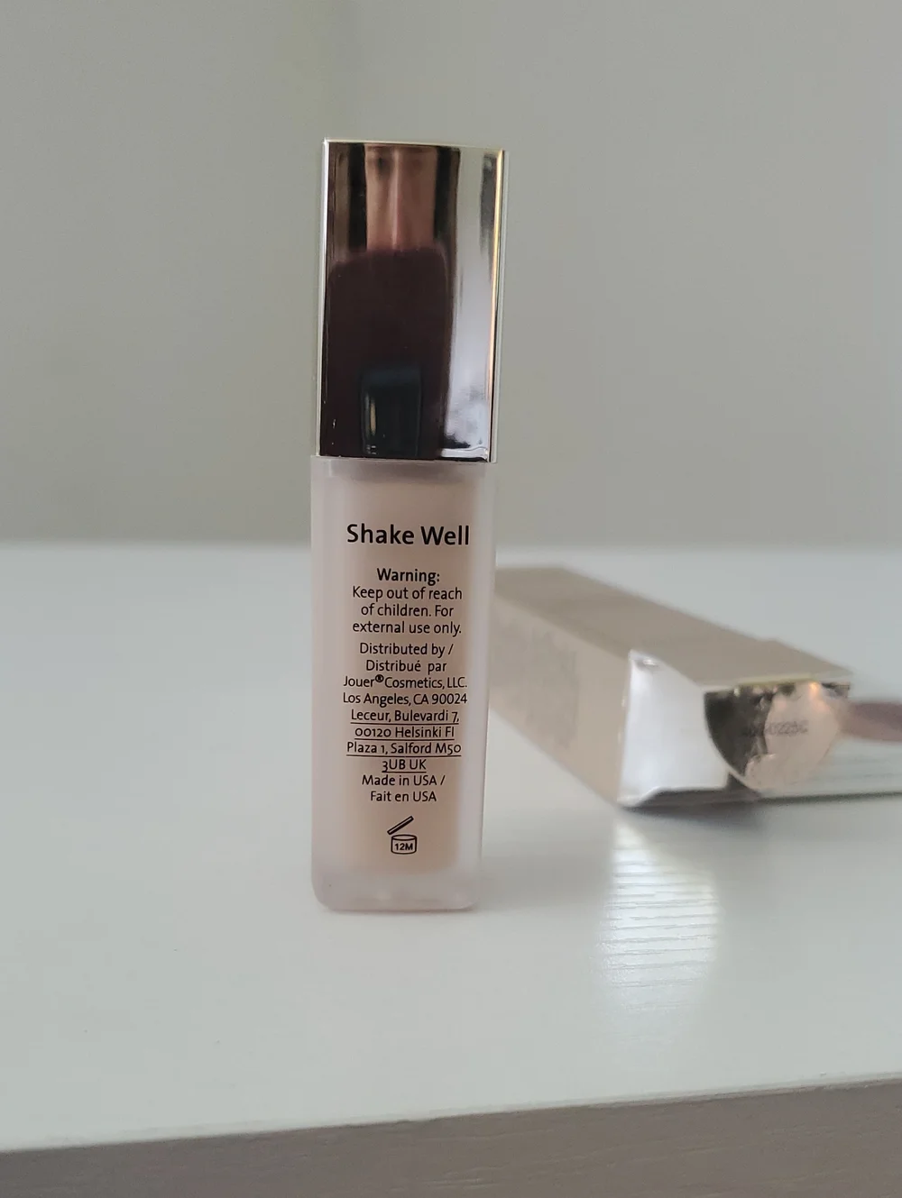 Jouer Essential High Coverage Foundation in Porcelian-travel size